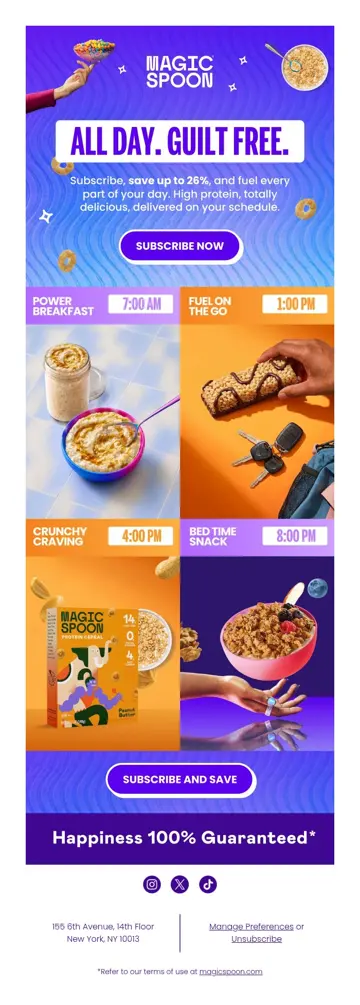 Magic Spoon email